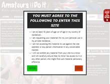 Tablet Screenshot of amateursdoit.com